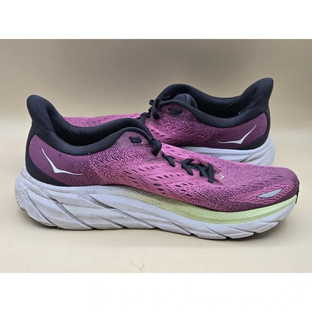 Hoka One One Plum and Black Running Shoes - Picture 7 of 15
